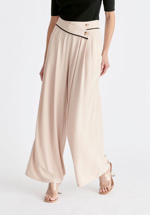paisie Asymmetric Waistband Trousers