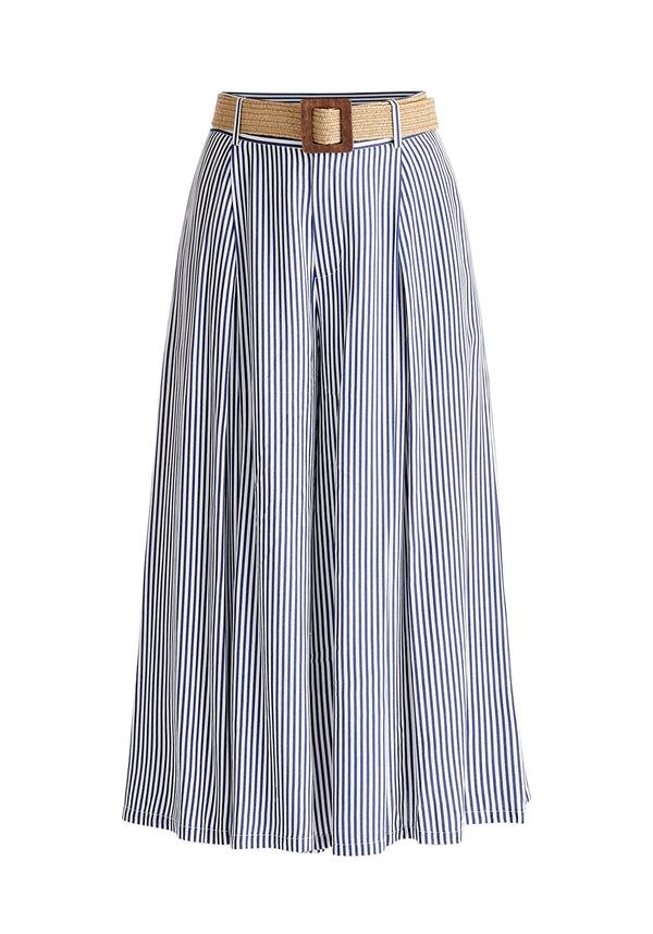 Paisie Belted Pleated Culottes