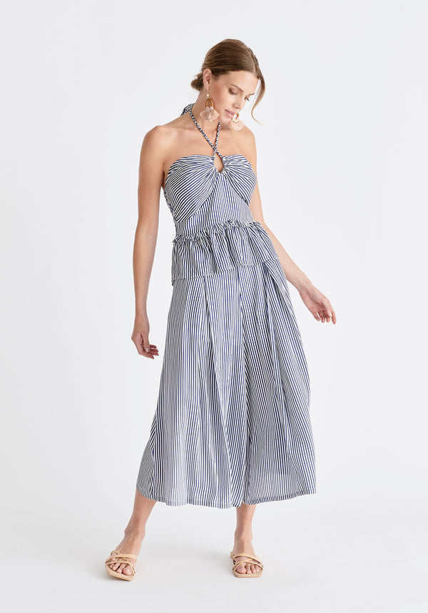 Paisie Belted Pleated Culottes