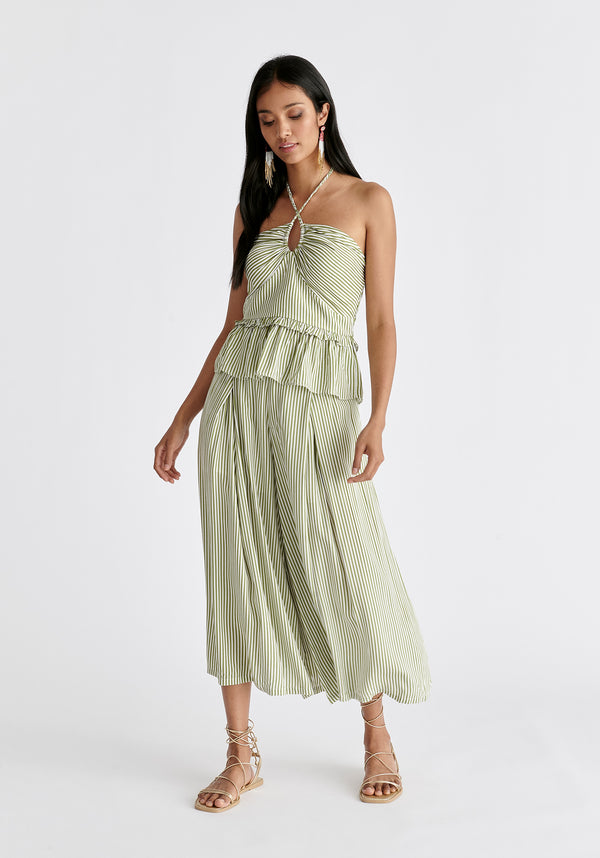 paisie Belted Pleated Culottes
