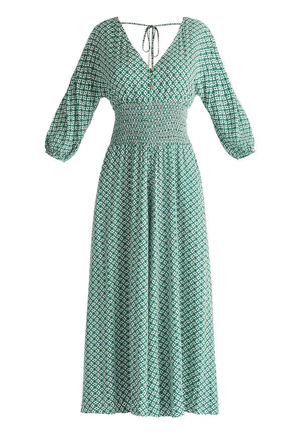 Paisie Boho V-Neck Jumpsuit