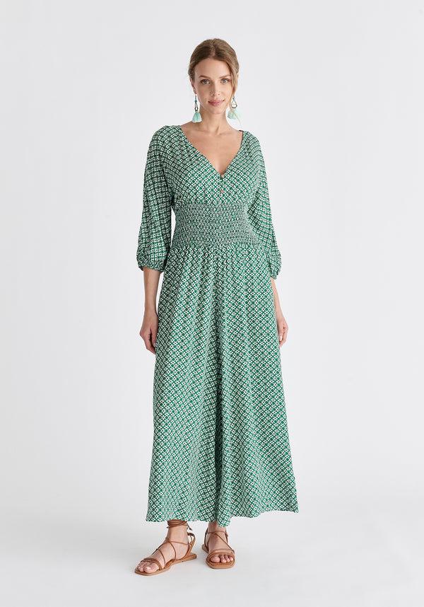 paisie Boho V-Neck Jumpsuit