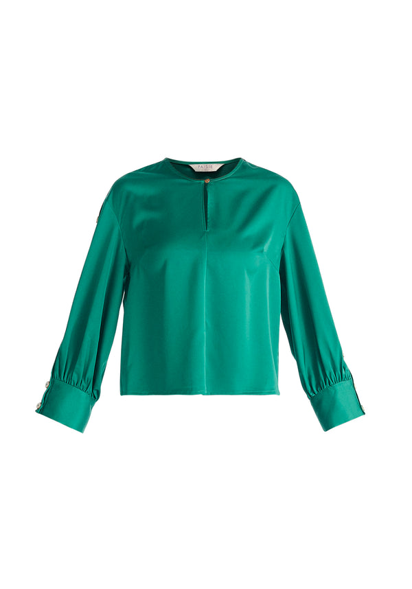 Paisie Button Sleeve Blouse