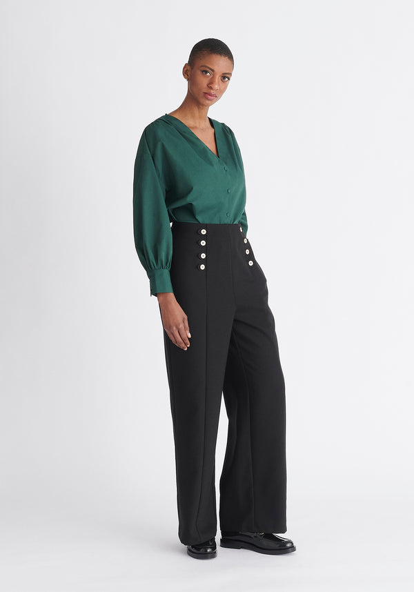 Paisie Button Waist Trousers