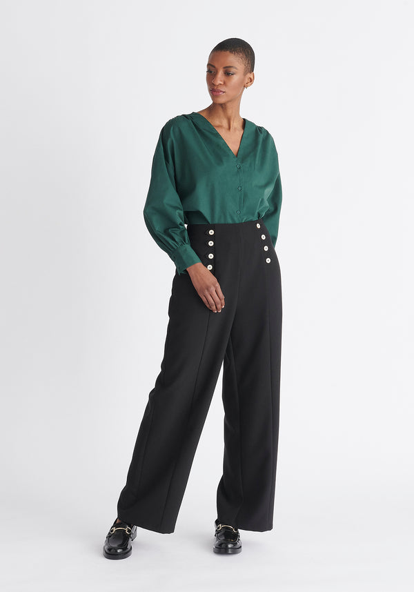 Paisie Button Waist Trousers