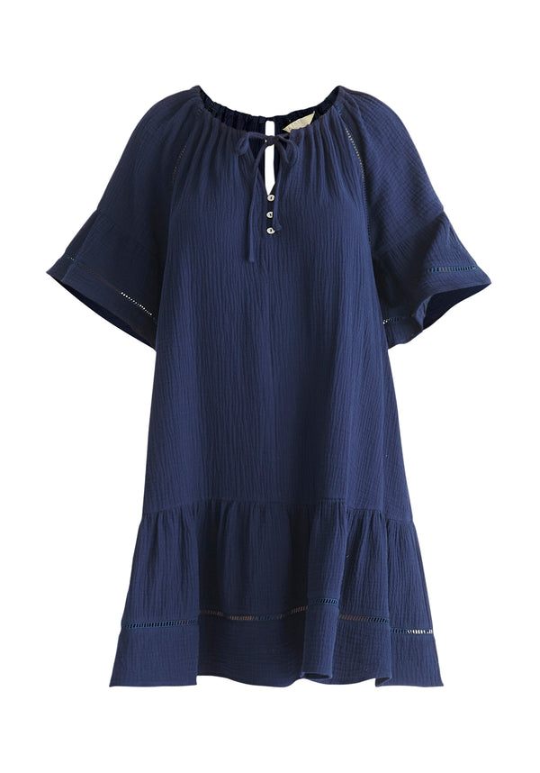 Paisie Cheesecloth Swing Dress