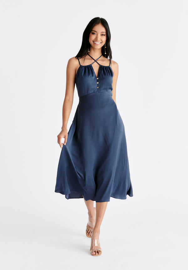 Paisie Cross Strap Dress