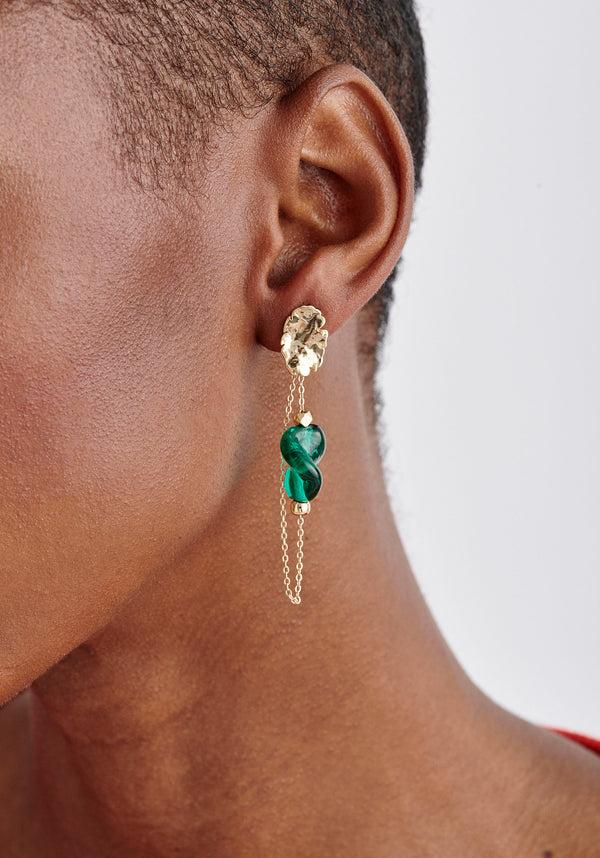 Paisie Dangling Glass Earrings