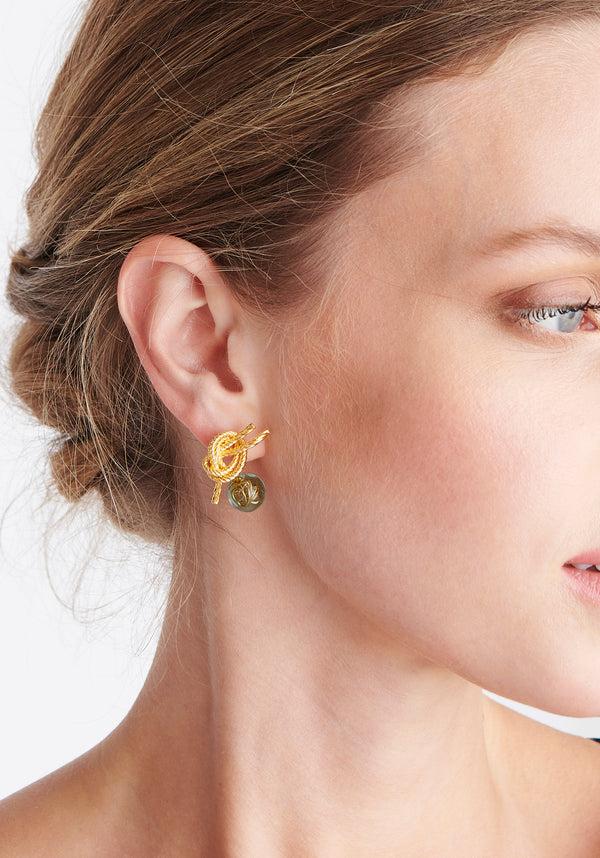 Paisie Double Knot Earrings
