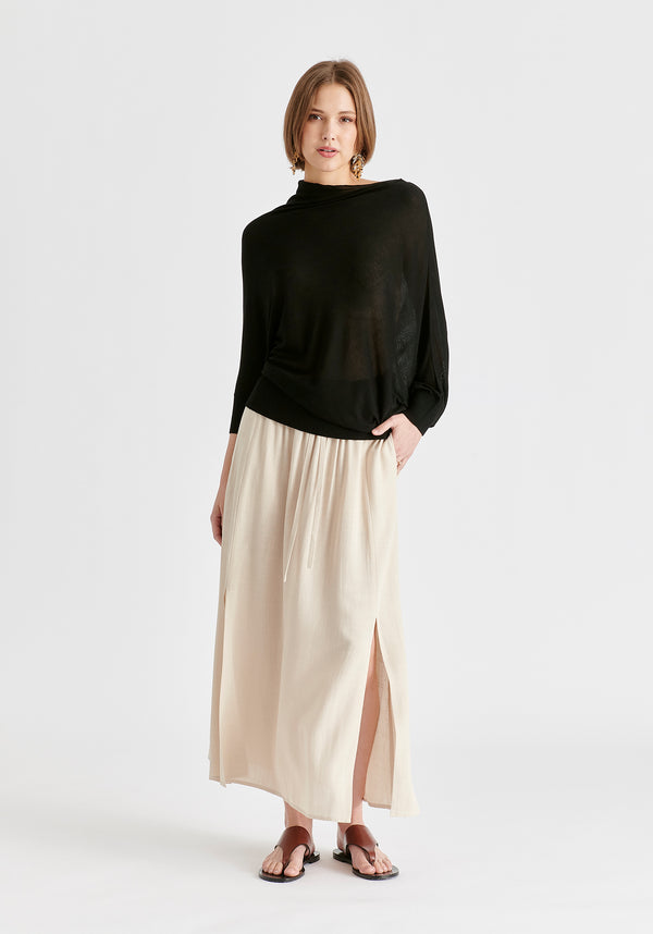 Paisie Draped Knit Top