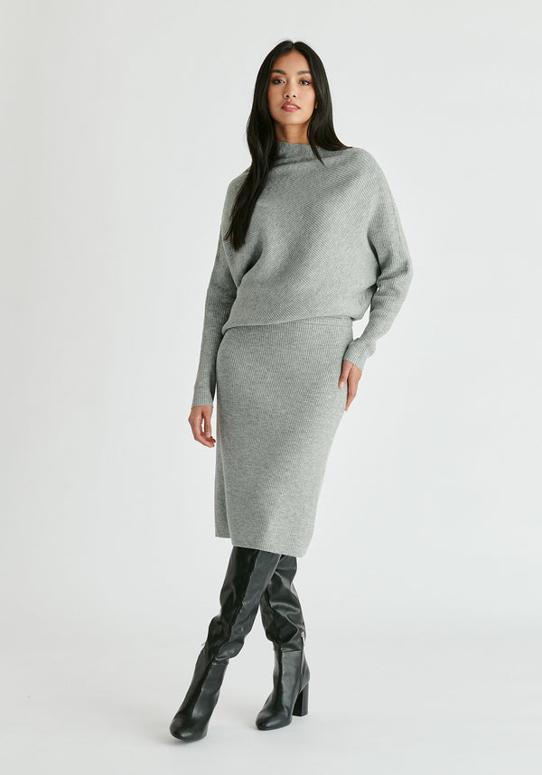 Paisie Draped Knitted Dress
