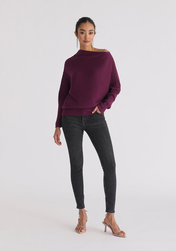 Paisie Draped Knitted Jumper