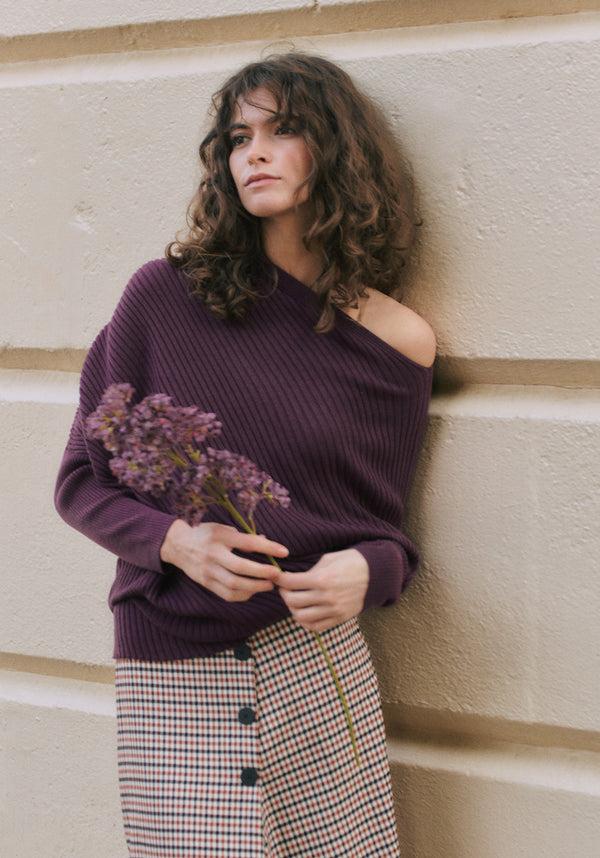 paisie Draped Knitted Jumper