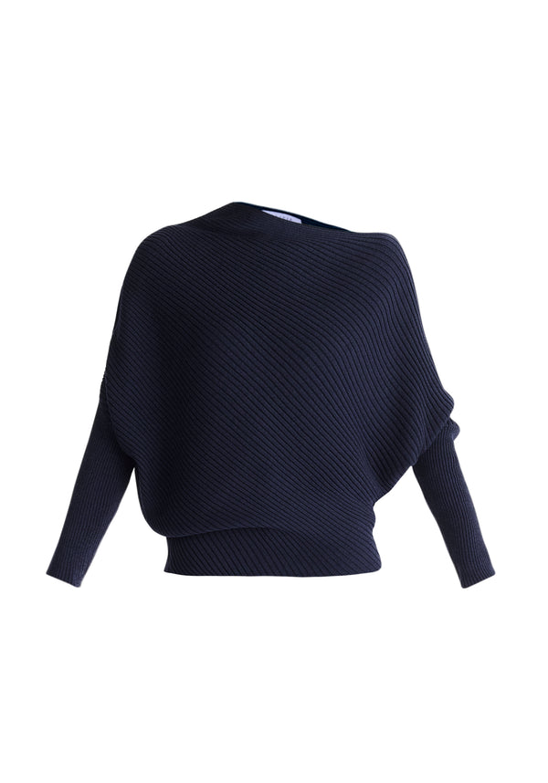 Paisie Draped Knitted Jumper
