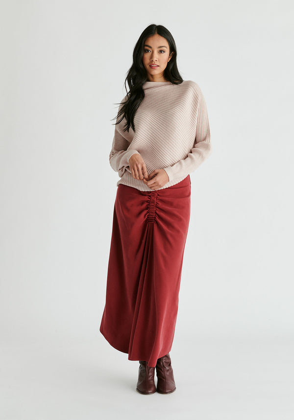 Paisie Draped Knitted Jumper