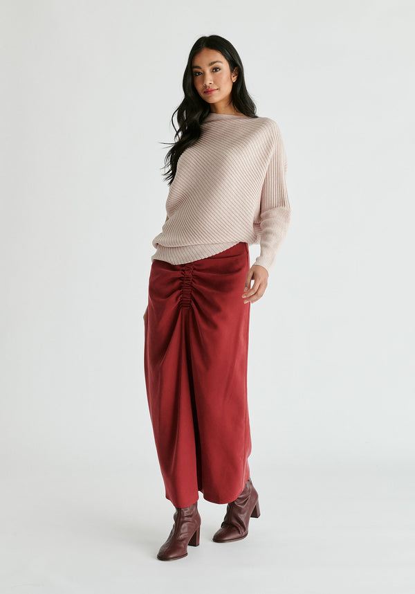 Paisie Draped Knitted Jumper