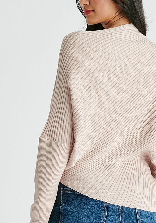 paisie Draped Knitted Jumper