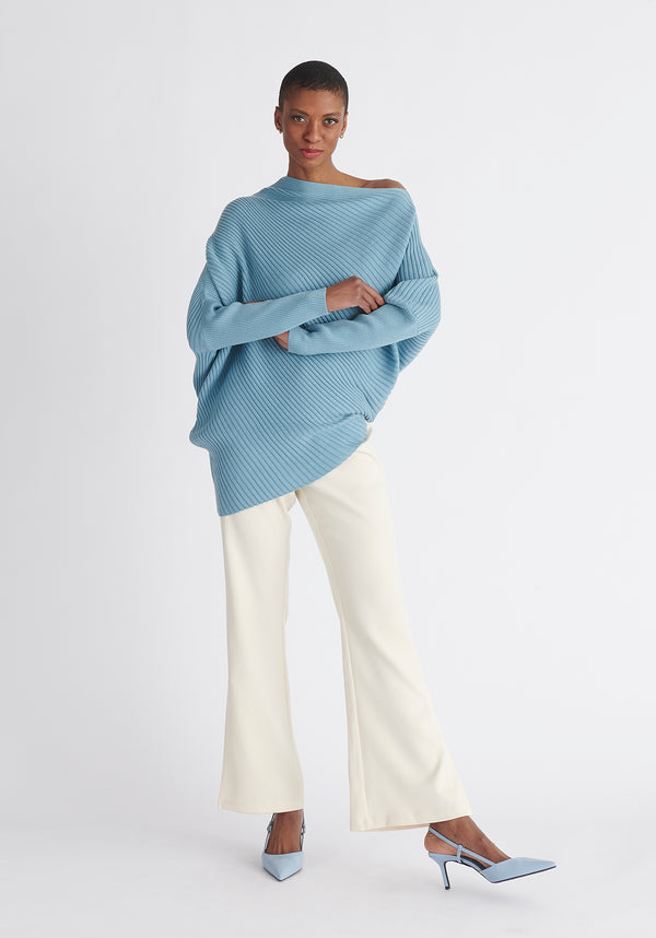 Paisie Draped Knitted Jumper