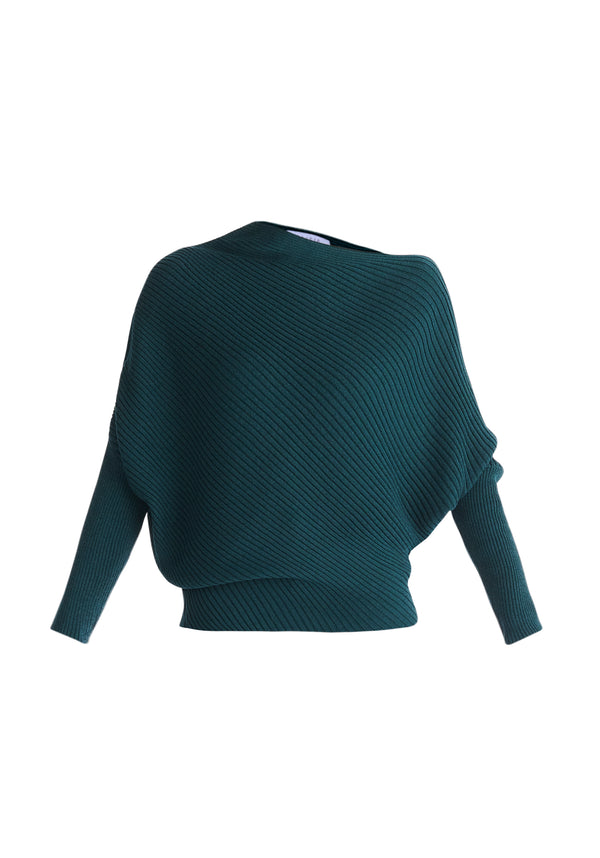 Paisie Draped Knitted Jumper