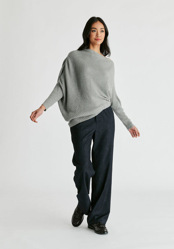 Paisie Draped Knitted Jumper