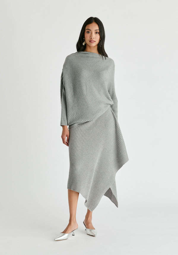 Paisie Draped Knitted Jumper