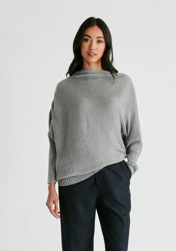 paisie Draped Knitted Jumper
