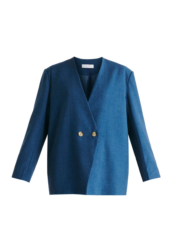 Paisie Drop Shoulder Double Breasted Blazer