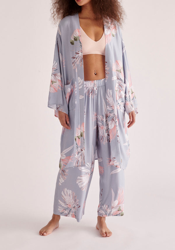 Paisie Floral Kimono Robe
