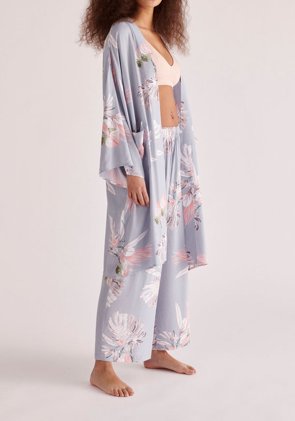 Paisie Floral Kimono Robe