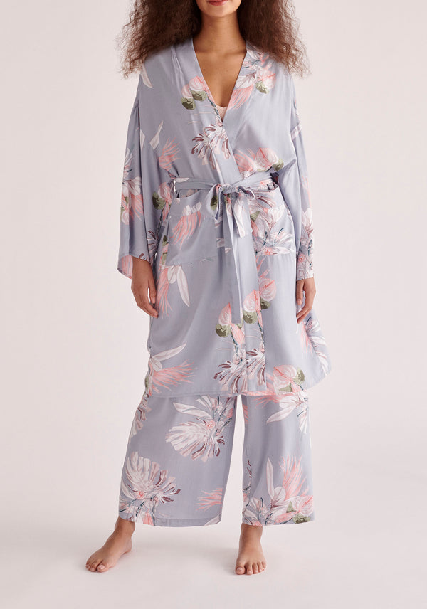 paisie Floral Kimono Robe