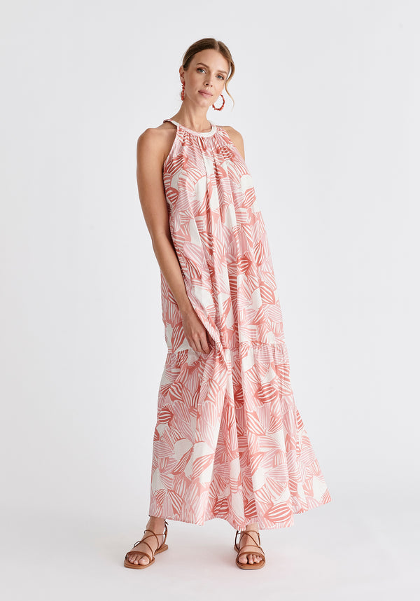 Paisie Halterneck Maxi Dress