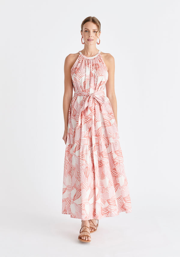 paisie Halterneck Maxi Dress