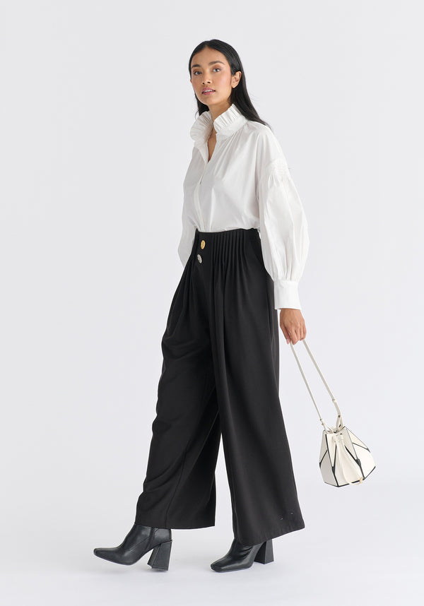 Paisie Hexagon Drawstring Bucket Bag