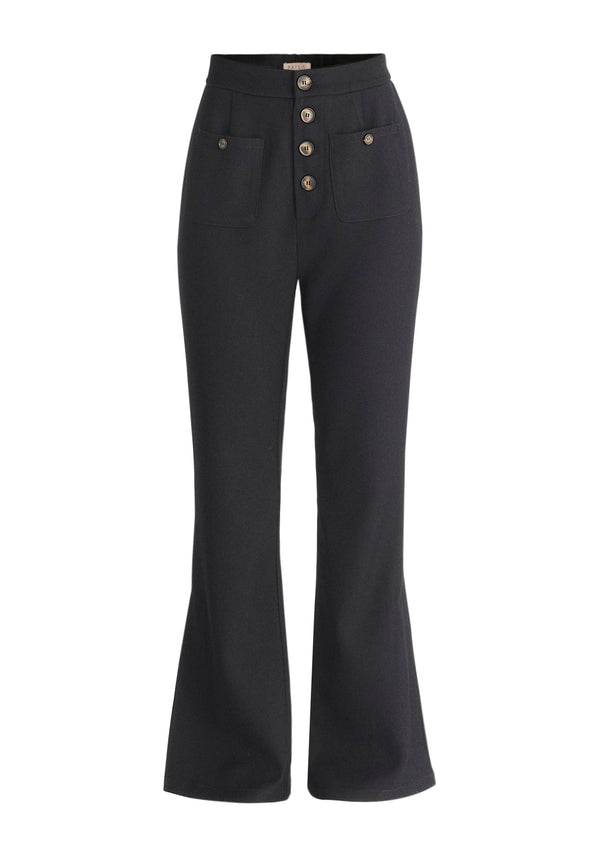 Paisie High Waist Flare Trousers