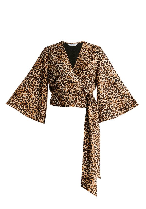 Paisie Kimono Wrap Blouse