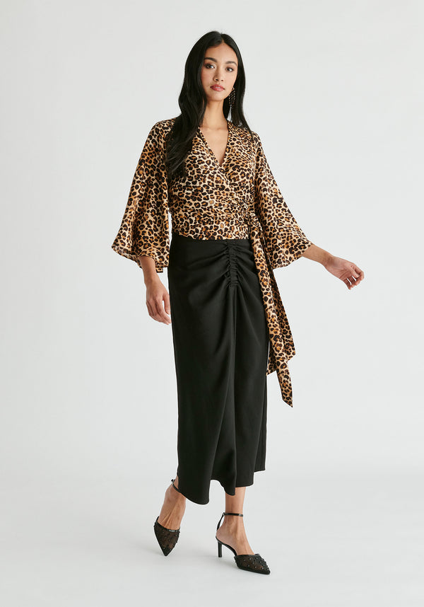 Paisie Kimono Wrap Blouse