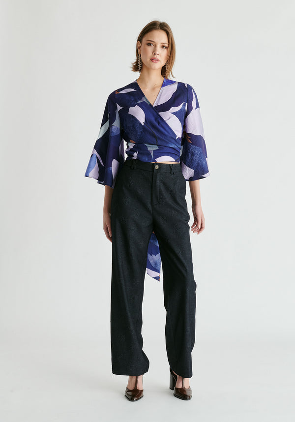 paisie Kimono Wrap Blouse