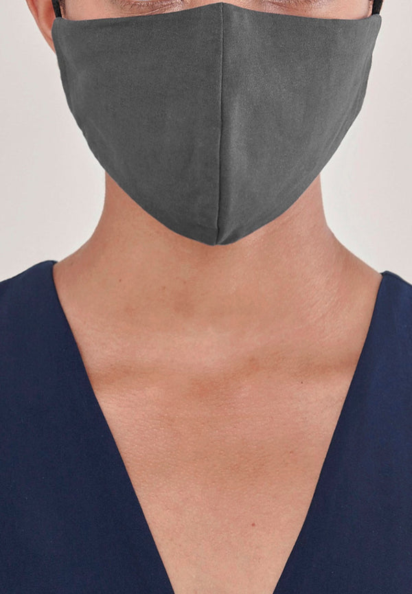 paisie Paisie Large Adjustable Face Mask in Charcoal