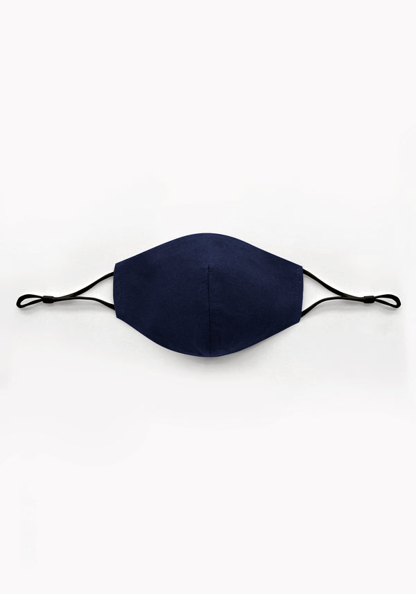 paisie Paisie Large Adjustable Face Mask in Dark Blue
