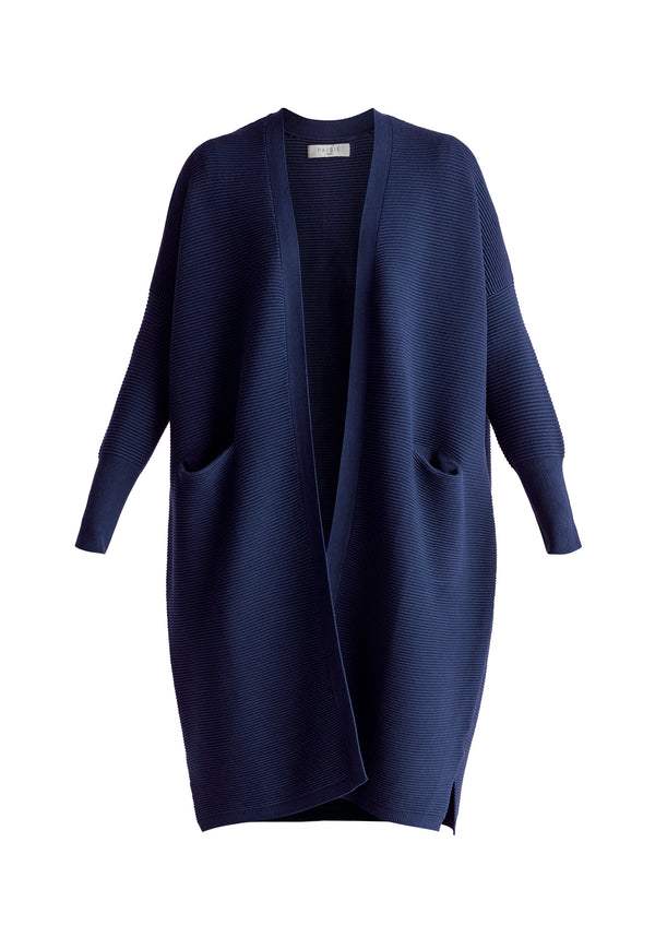 Paisie Paisie Long Ribbed Cardigan