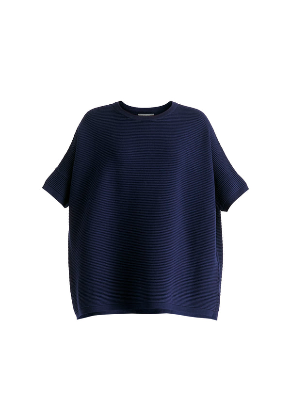 Paisie Paisie Short Sleeve Ribbed Jumper