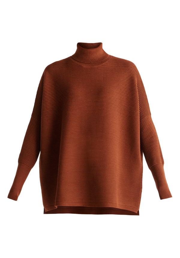 Paisie Paisie Turtleneck Ribbed Jumper