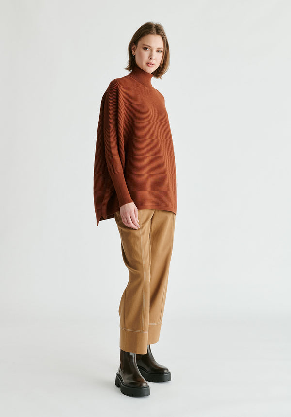 Paisie Paisie Turtleneck Ribbed Jumper