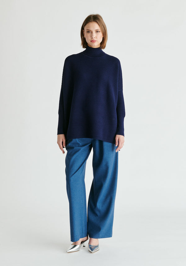 Paisie Paisie Turtleneck Ribbed Jumper
