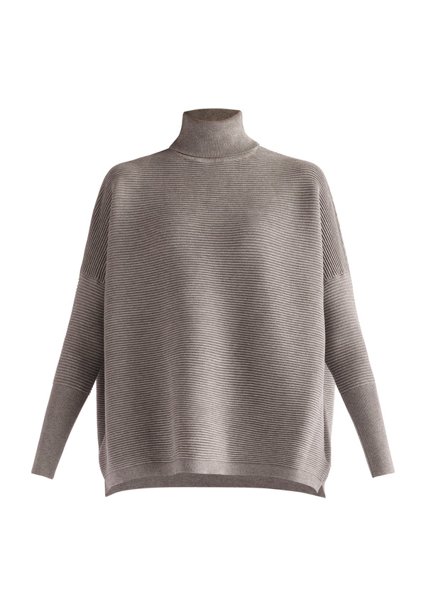 Paisie Paisie Turtleneck Ribbed Jumper
