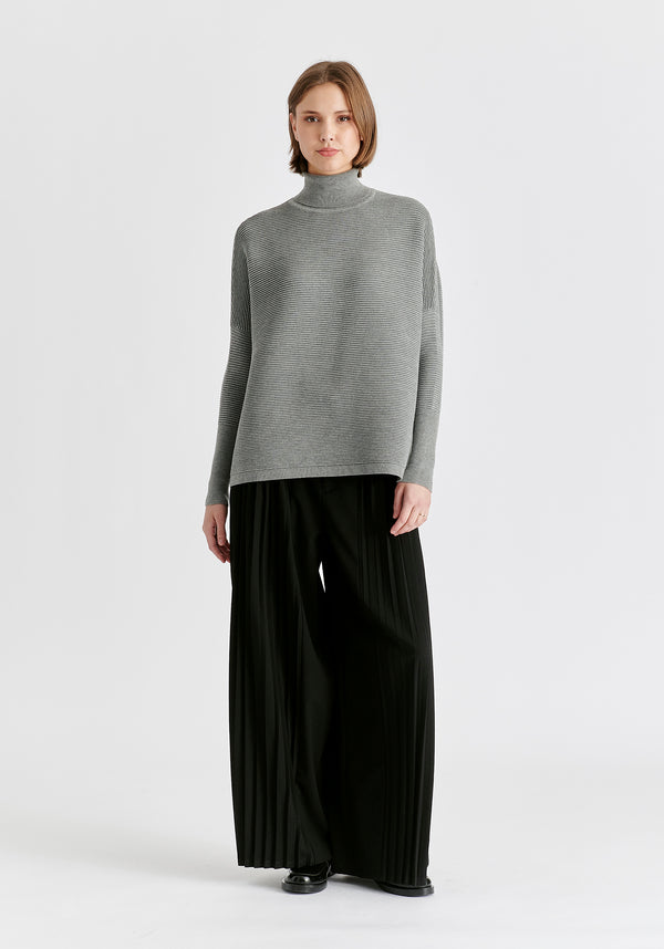 Paisie Paisie Turtleneck Ribbed Jumper