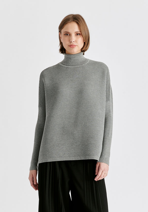 paisie Paisie Turtleneck Ribbed Jumper