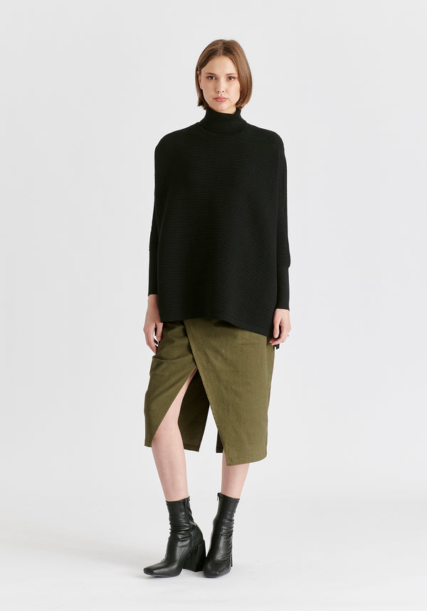 Paisie Paisie Turtleneck Ribbed Jumper