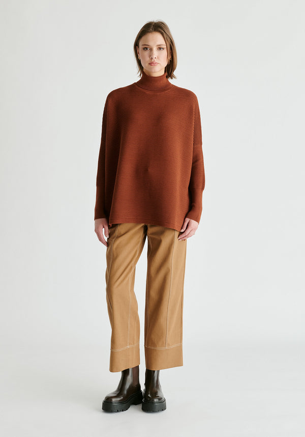paisie Paisie Turtleneck Ribbed Jumper