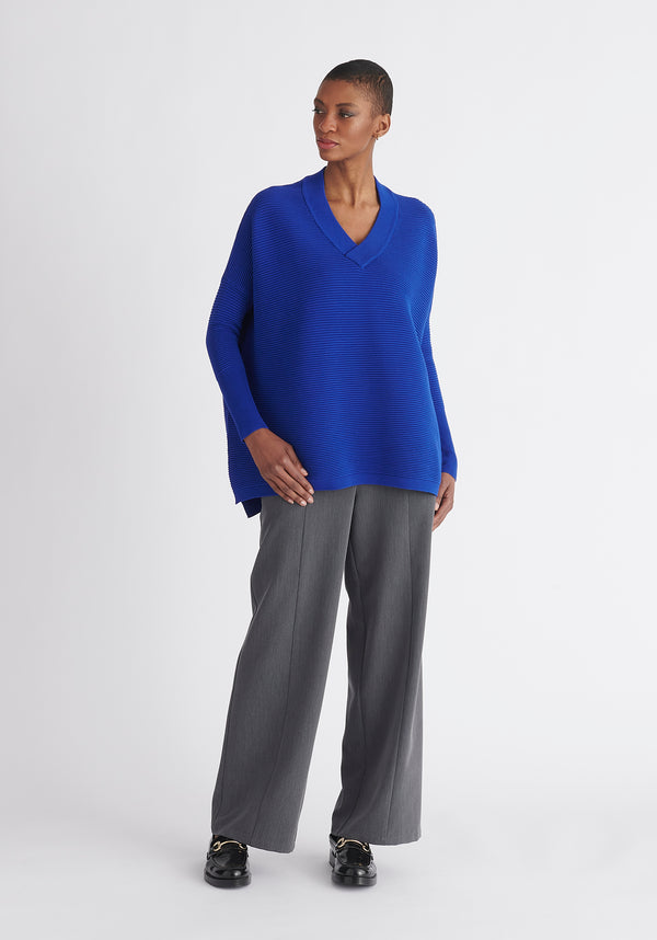 paisie Paisie V-Neck Ribbed Jumper